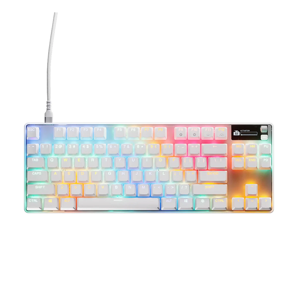 SteelSeries Apex Pro TKL Gen 3 Wired Gaming Keyboard - White | 64898