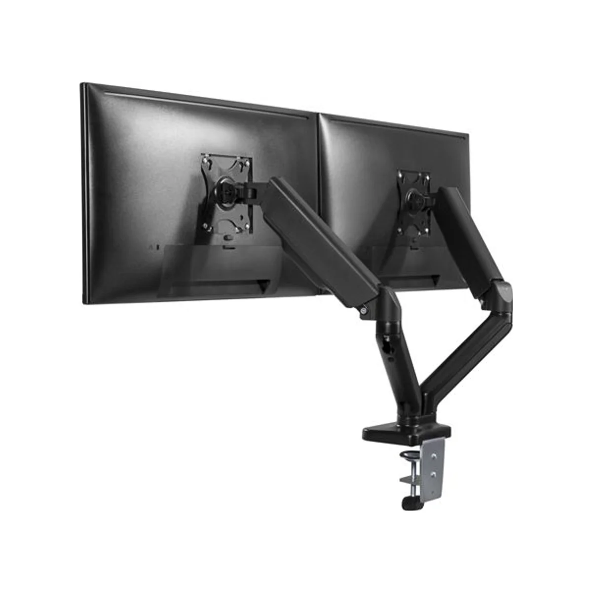Navodesk Model C PRO Dual Monitor Arm - Black (Gas Spring, USB Hub, Cable Management) - CTRL-CPRO-DUAL-BK view 3