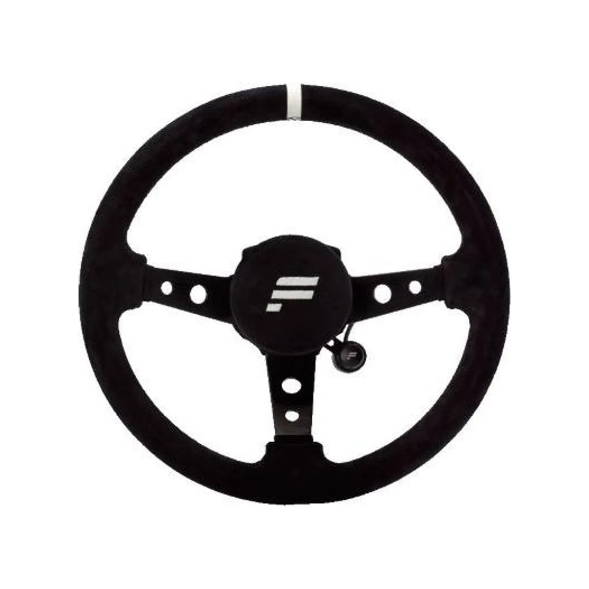 Fanatec ClubSport Wheel Rim Oval  | UH ROVAL (Suede Leather, 35cm Diameter) - UH ROVAL view 2