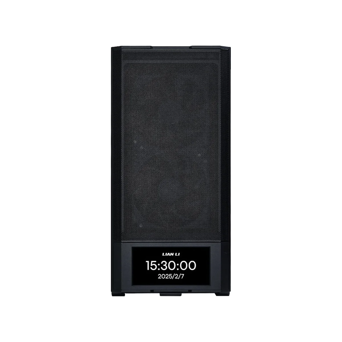 Lian Li LANCOOL 207 LCD Tempered Glass Digital ATX Gaming Case - Black - G99.LAN207DX.00 view 3