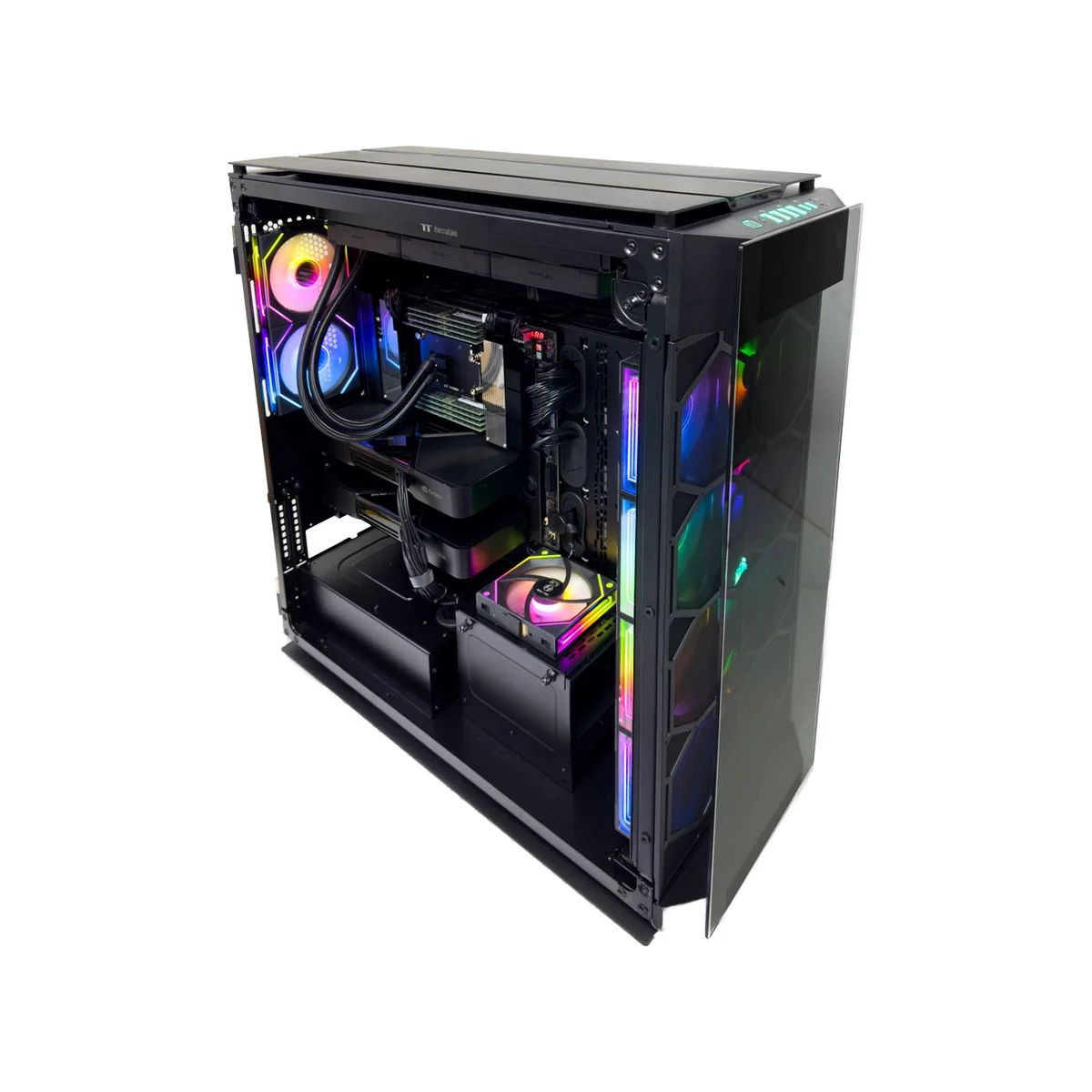 Hyperion AI Workstation (Threadripper Pro 9995WX, 512GB DDR5, 2x RTX PRO 6000 96GB) - Hyperion_AI_Workstation view 2