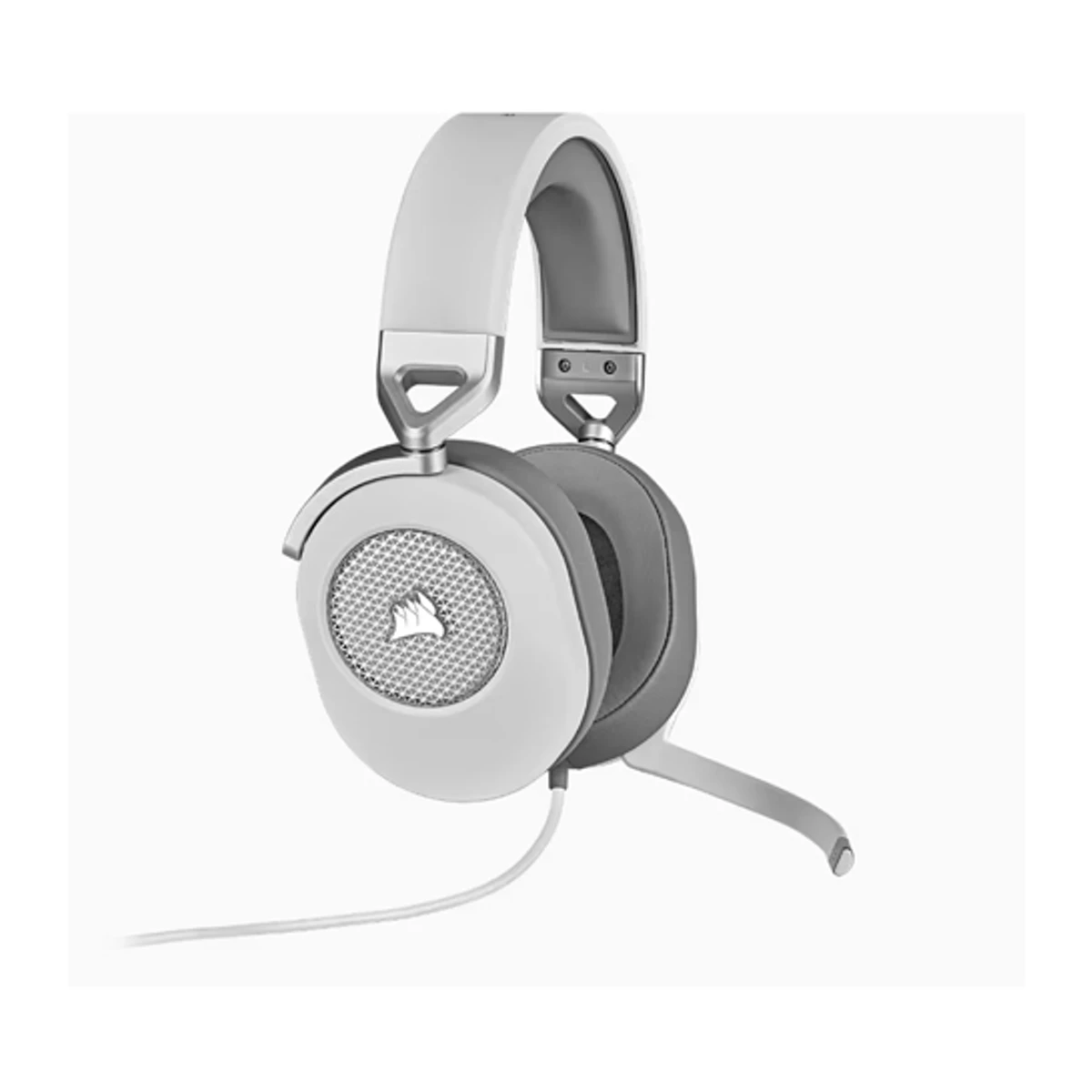 Corsair HS65 SURROUND Wired Gaming Headset - White | CA-9011271-NA