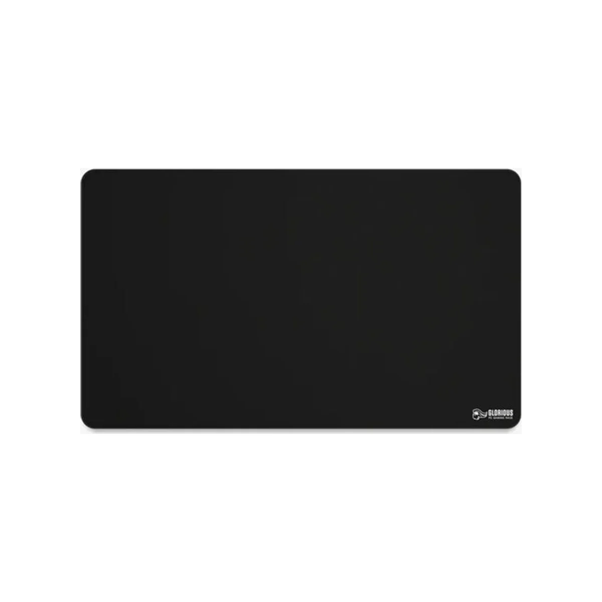 Glorious Stitched Cloth Extended Mouse Pad - Black (XL, 3mm, Low-Friction Cloth) - GLOMP2-CLTH-STCXLE-B