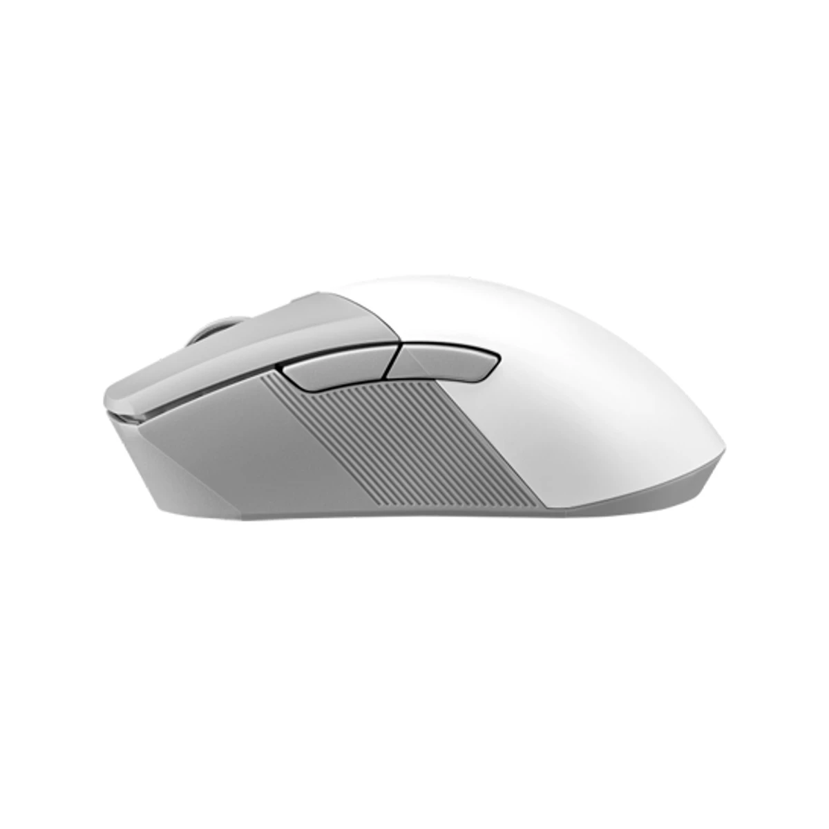 Asus ROG Gladius III Wireless AimPoint Gaming Mouse - White - 36000 DPI, 650 IPS, Tri-Mode Connectivity - 90MP02Y0-BMUA10 view 4