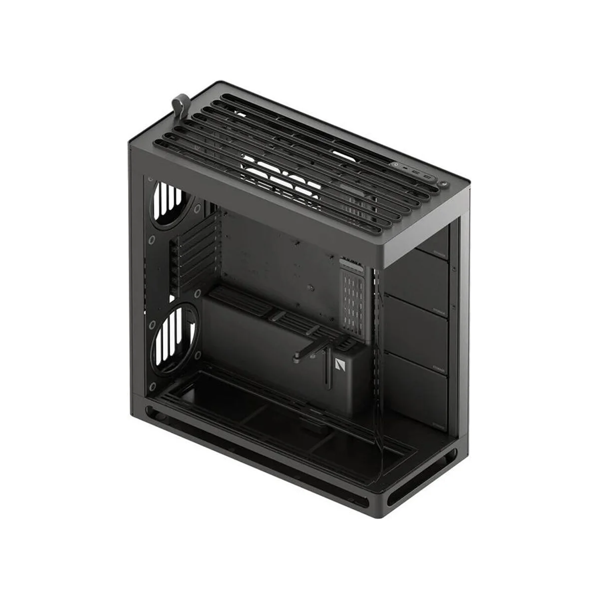 HAVN HS 420 Airflow Dual-chamber Mid-Tower Gaming Case - Black - HVN-CA-HS420-06 view 2