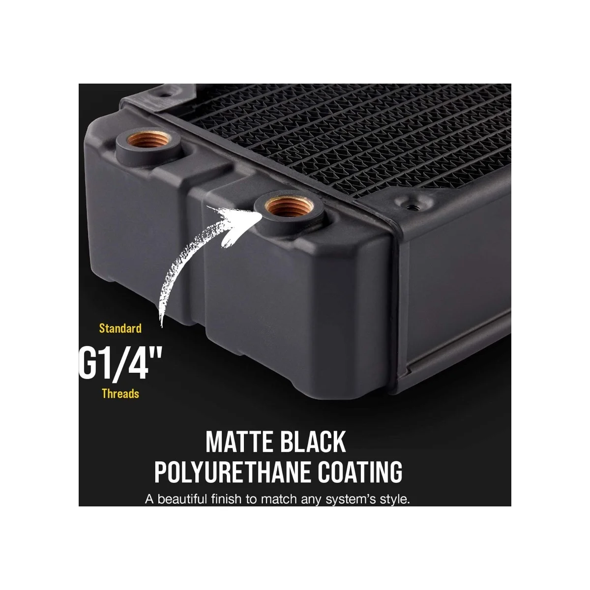 CORSAIR Hydro X Series XR7 360mm Water Cooling Radiator Black - CX-9030005-WW view 3