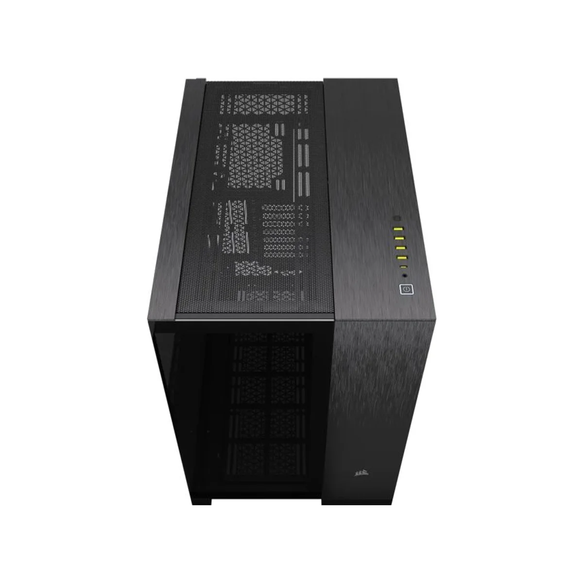Corsair 6500X Aluminum Dual-chamber Mid-Tower Gaming Case - Black - CC-9011283-WW view 3