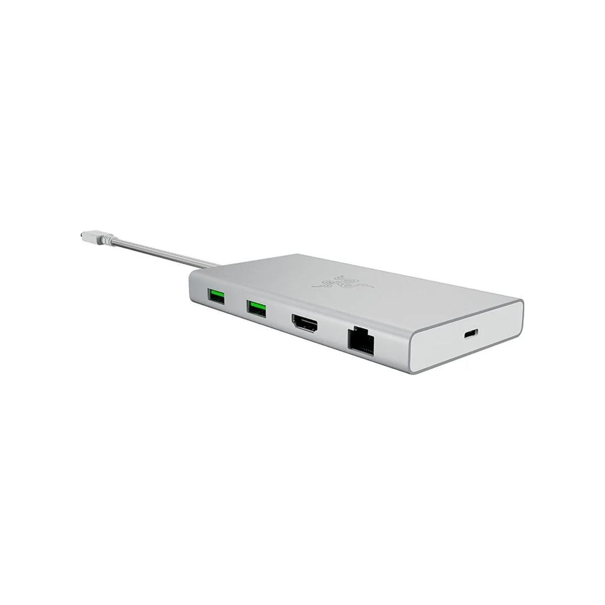 Razer 11-Port USB-C Mercury Docking Station (4K 60Hz, 85W PD, Gigabit Ethernet) - White - RC21-02250200-R3M1 view 4