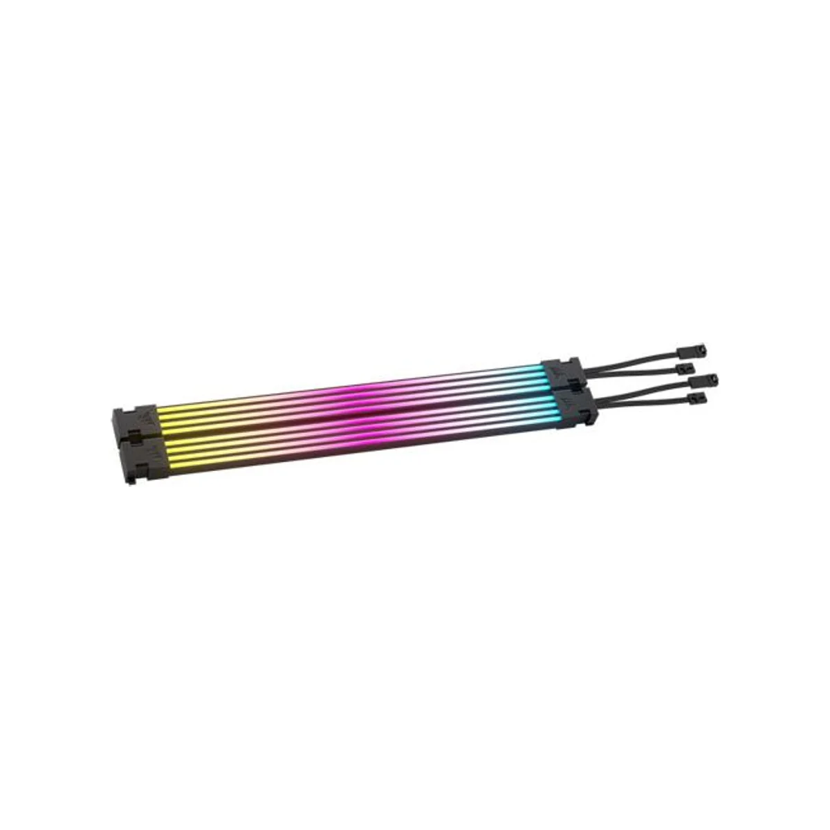 CORSAIR iCUE ARGB PSU Cable LED Strips - Black (200mm, 100 LEDs per Strip) - CP-8920282