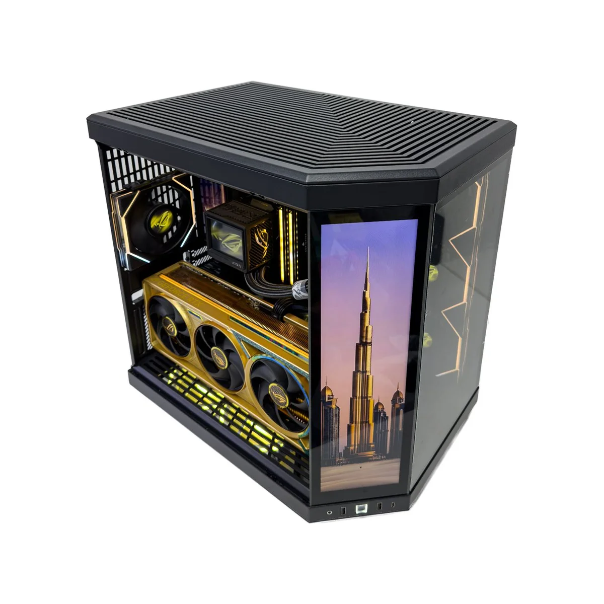 Dhahab Gaming PC (Ultra 9 285K, 96GB DDR5 RAM, RTX 5090 32GB GPU) - Dhahab_Gaming_PC view 2
