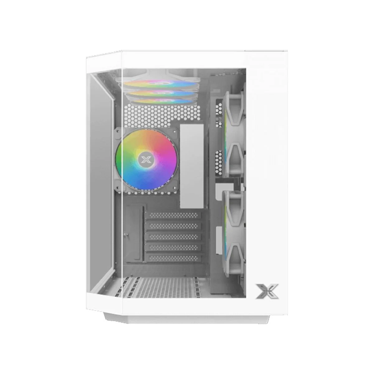 Xigmatek Cubi M Mid-Tower Gaming Case - White - EN42805 view 3