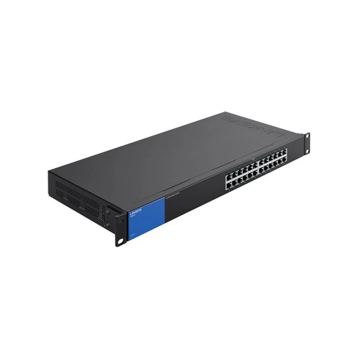 Linksys LGS124 24-Port Unmanaged Gigabit Ethernet Switch (48 Gbps, QoS, Power-Saving) - LGS124 view 2