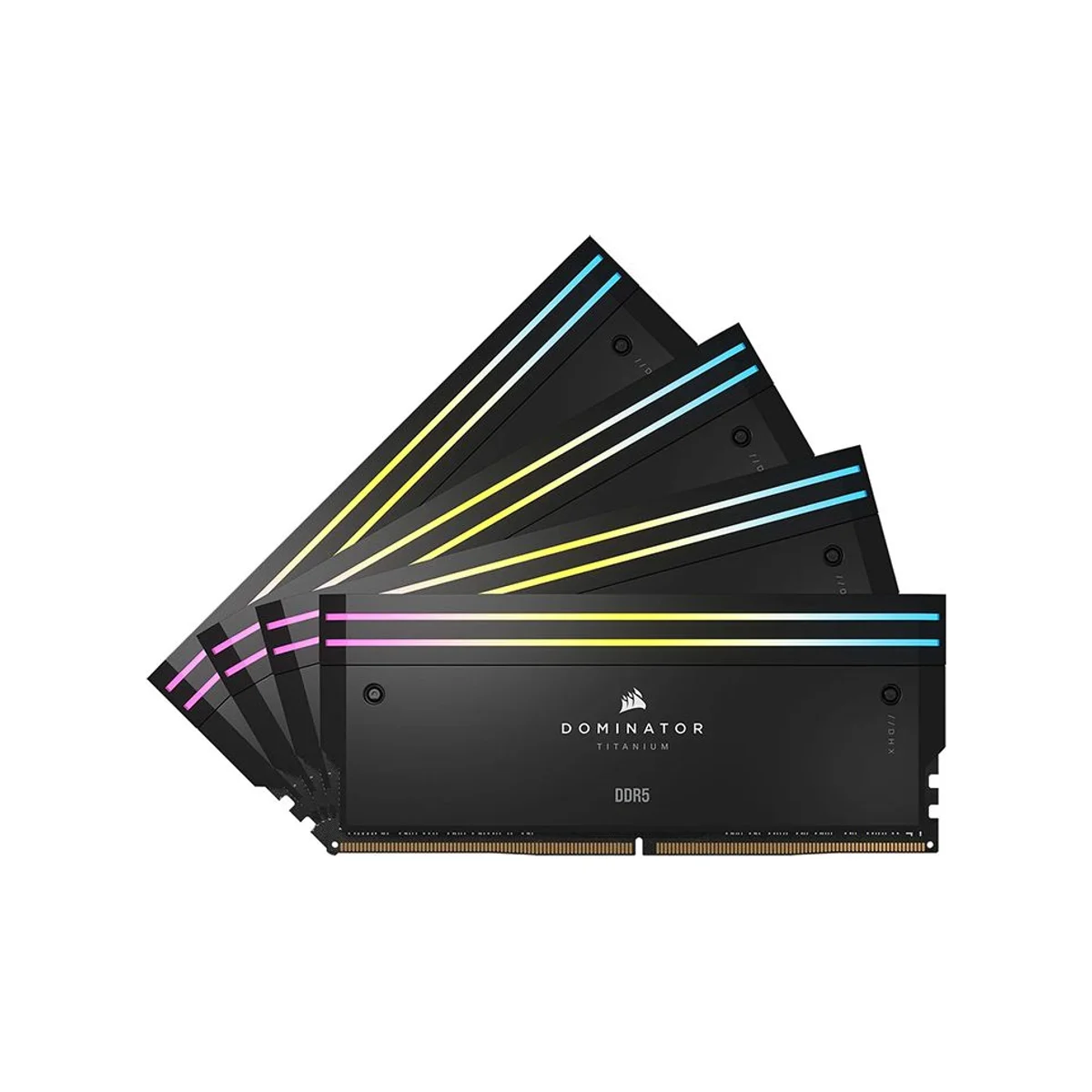 Corsair Dominator Titanium RGB 96 GB (4X24) DDR5 6000MHz RAM Memory (CL30, Black) – CMP96GX5M4B6000C30