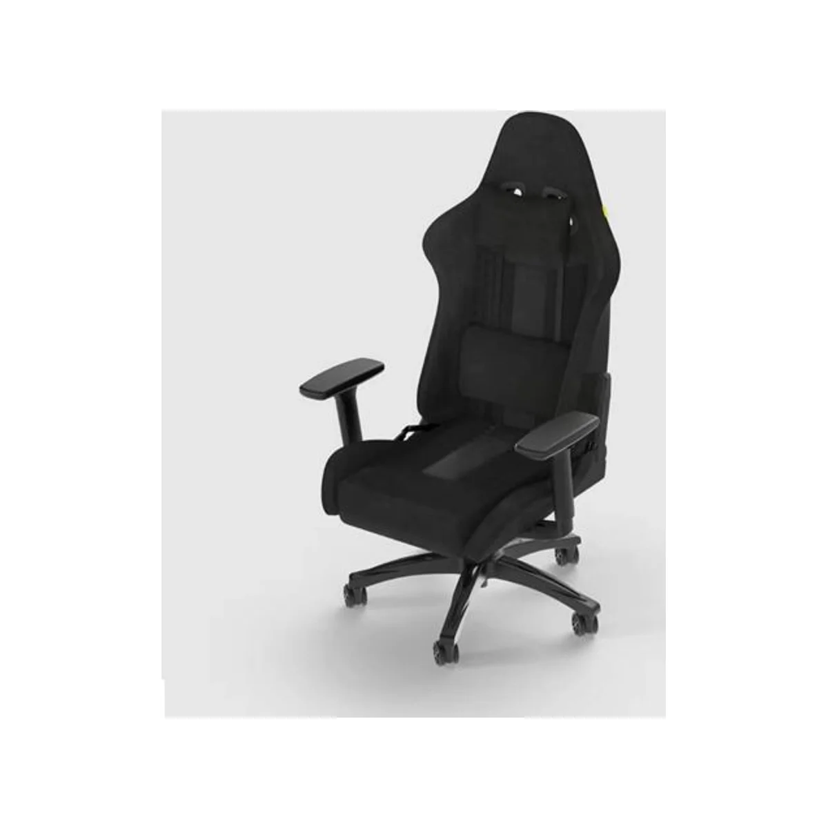 Corsair TC100 RELAXED Fabric Black/Black Gaming Chair (Relaxed Seat Style, 160° Recline, 2D Armrests) - CF-9010051-WW view 3