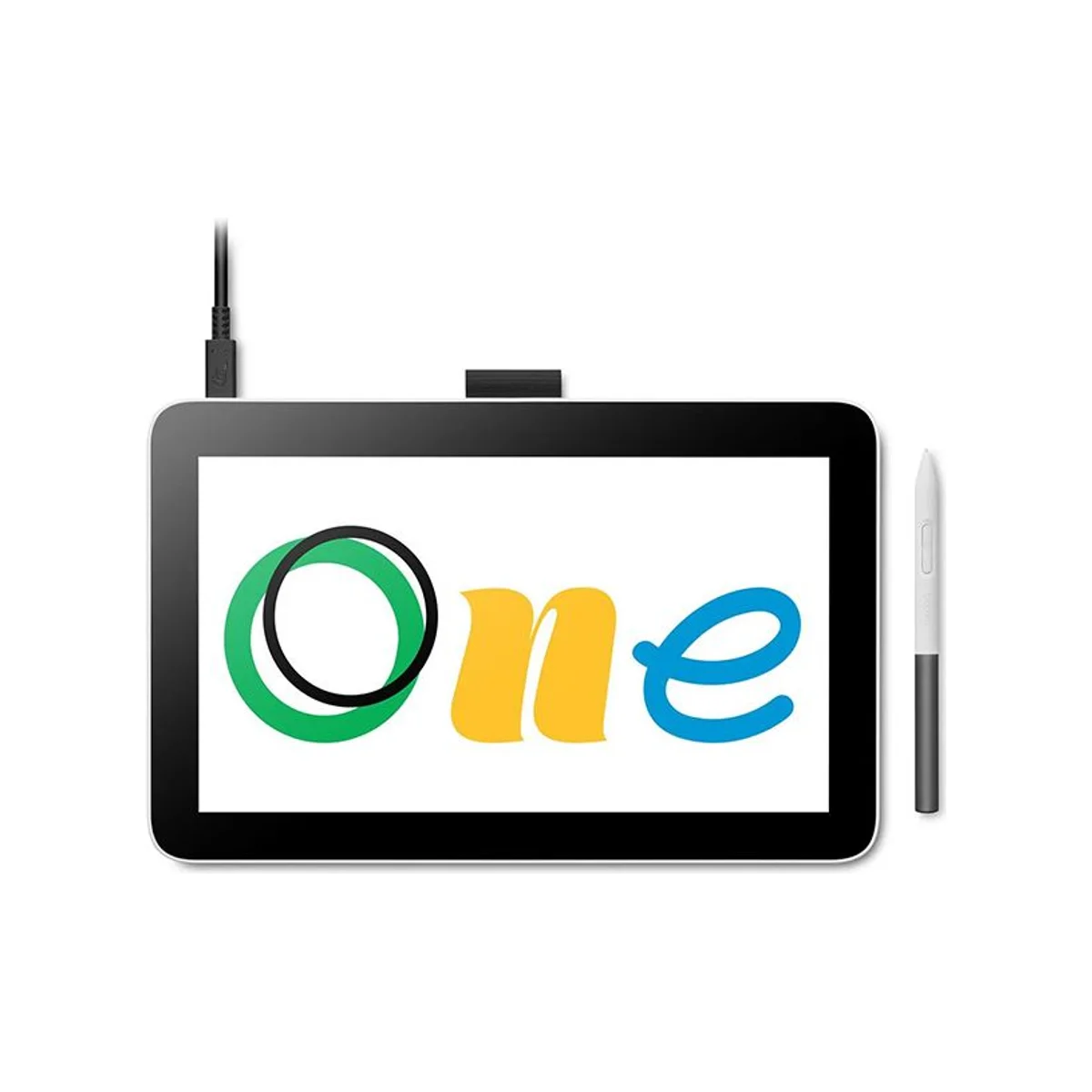 Wacom One 12 11.6" FHD Pen Display Graphics Tablet - White - DTC121W0B