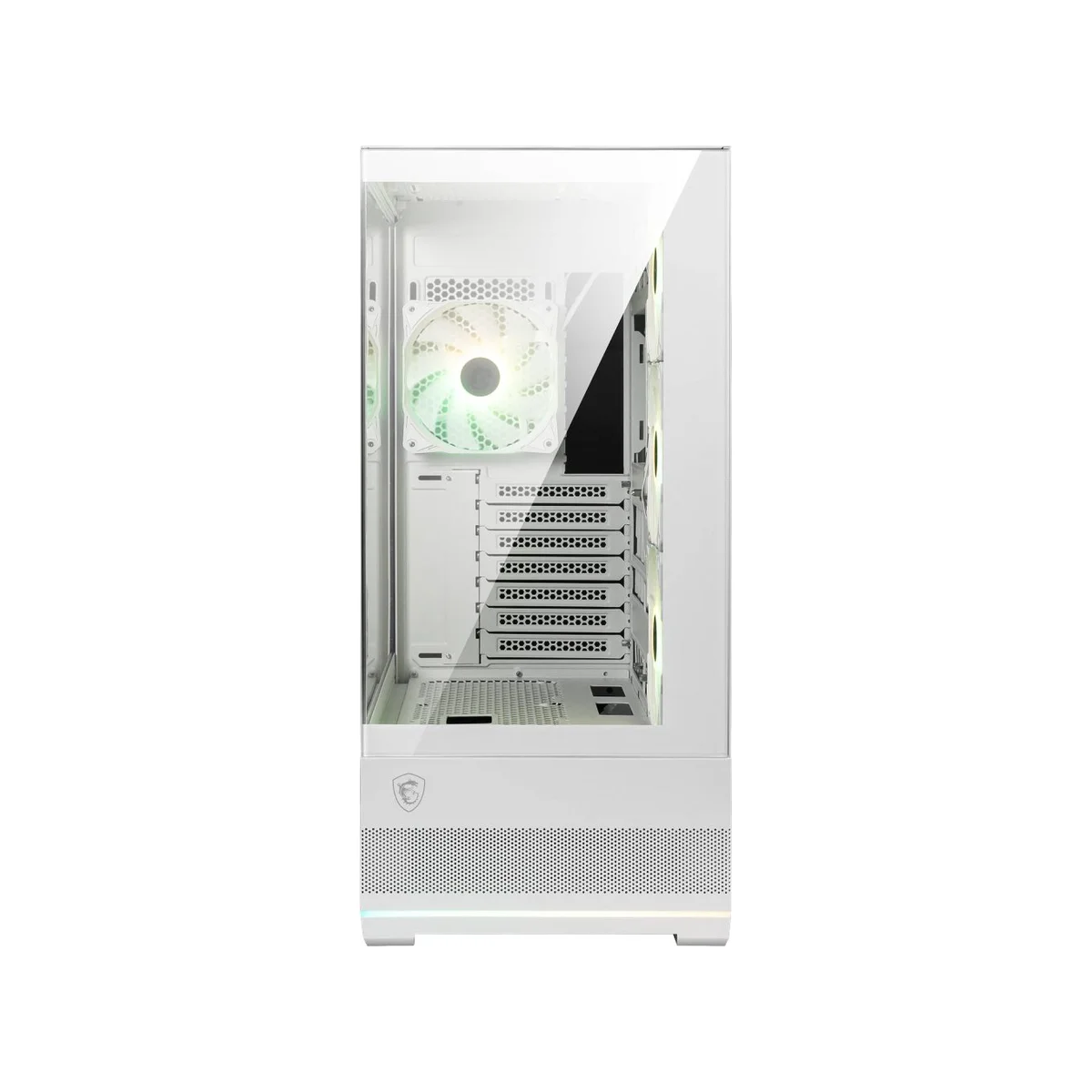 MSI MAG PANO 110R PZ ARGB Mid-Tower Gaming Case - White - 306-7G28W21-JA4 view 3