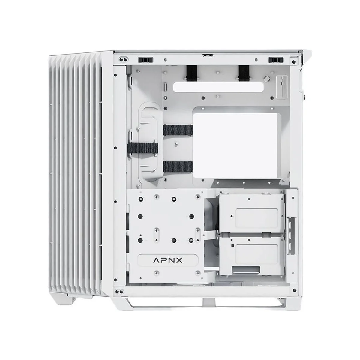 APNX V1 Dual-chamber Mid-Tower Gaming Case - White - APCM-VI01003.21 view 6