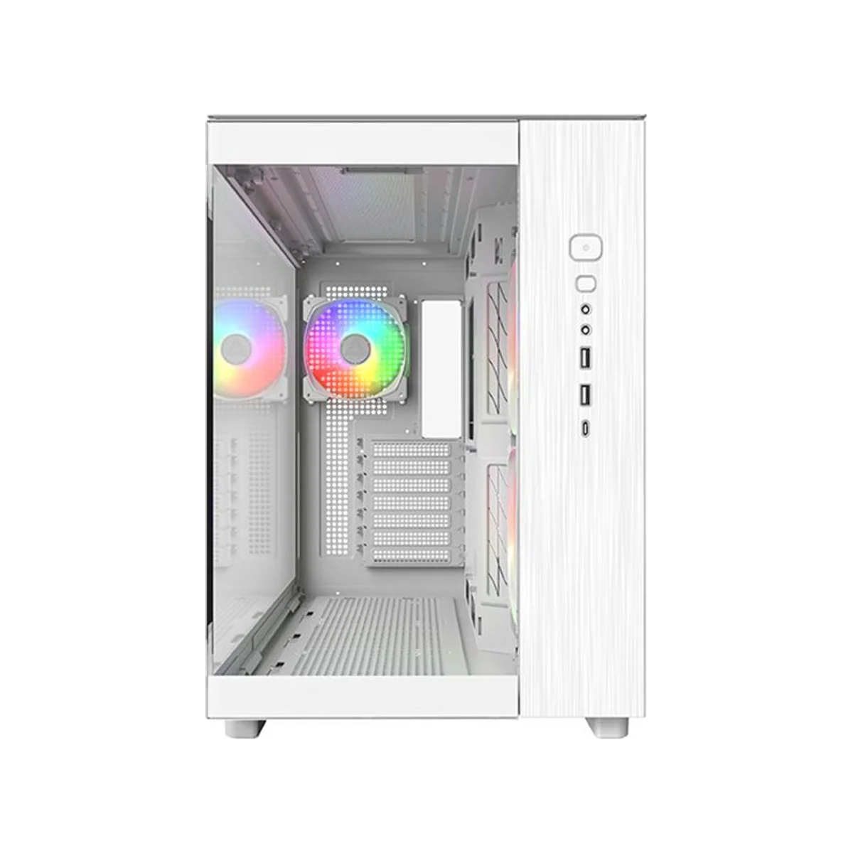 Montech KING 65 PRO Tempered Glass Airflow Mid-Tower Gaming Case - White - KING-65-PRO-(W) view 2