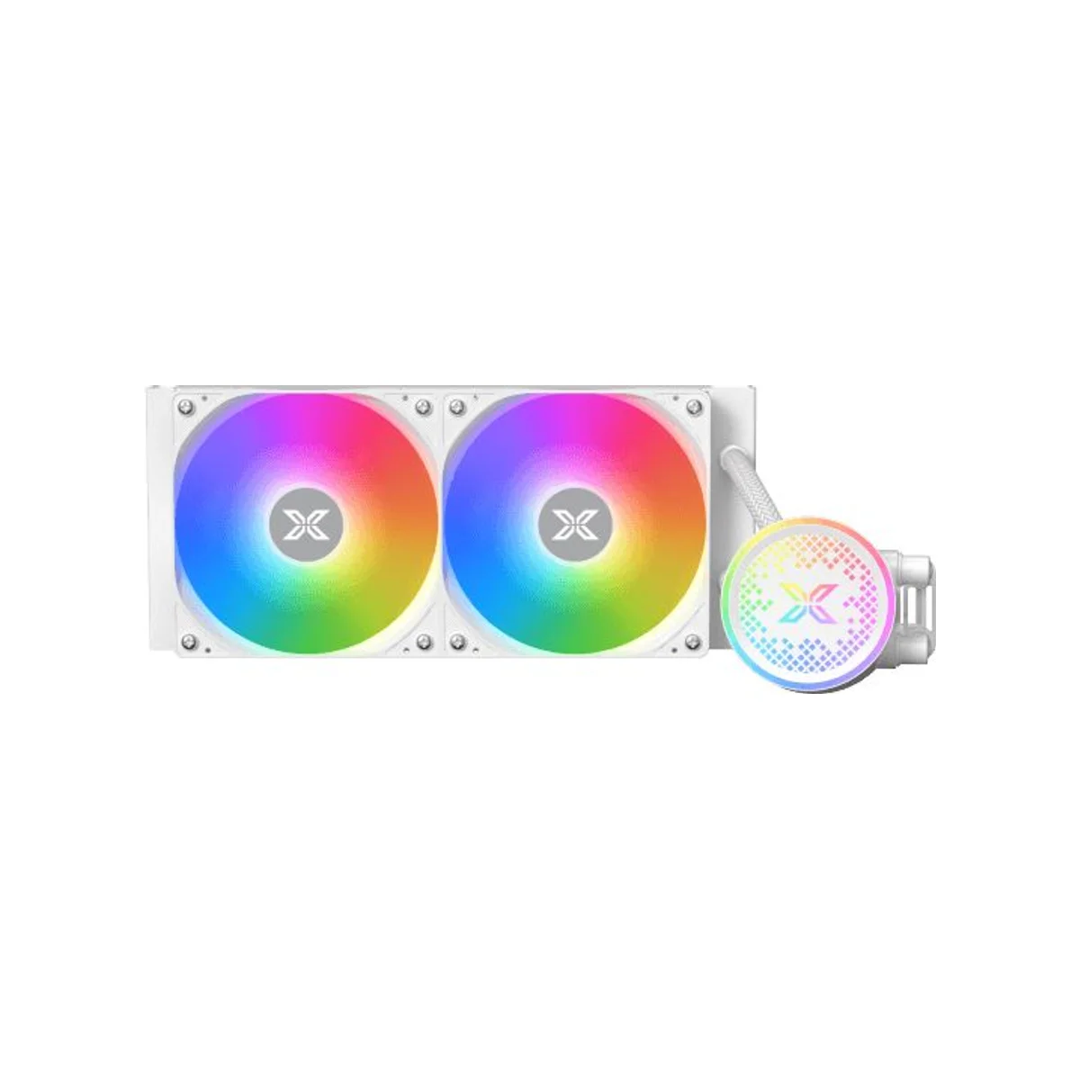 XIGMATEK Fenix 240 Arctic ARGB CPU Liquid Cooler - White - EN42980