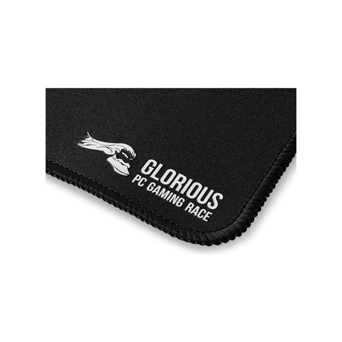 GLORIOUS XL Heavy Gaming Mouse Mat / Pad - Thick (6mm), Large (16"x18"), Stitched Edges - Black - G-HXL view 4