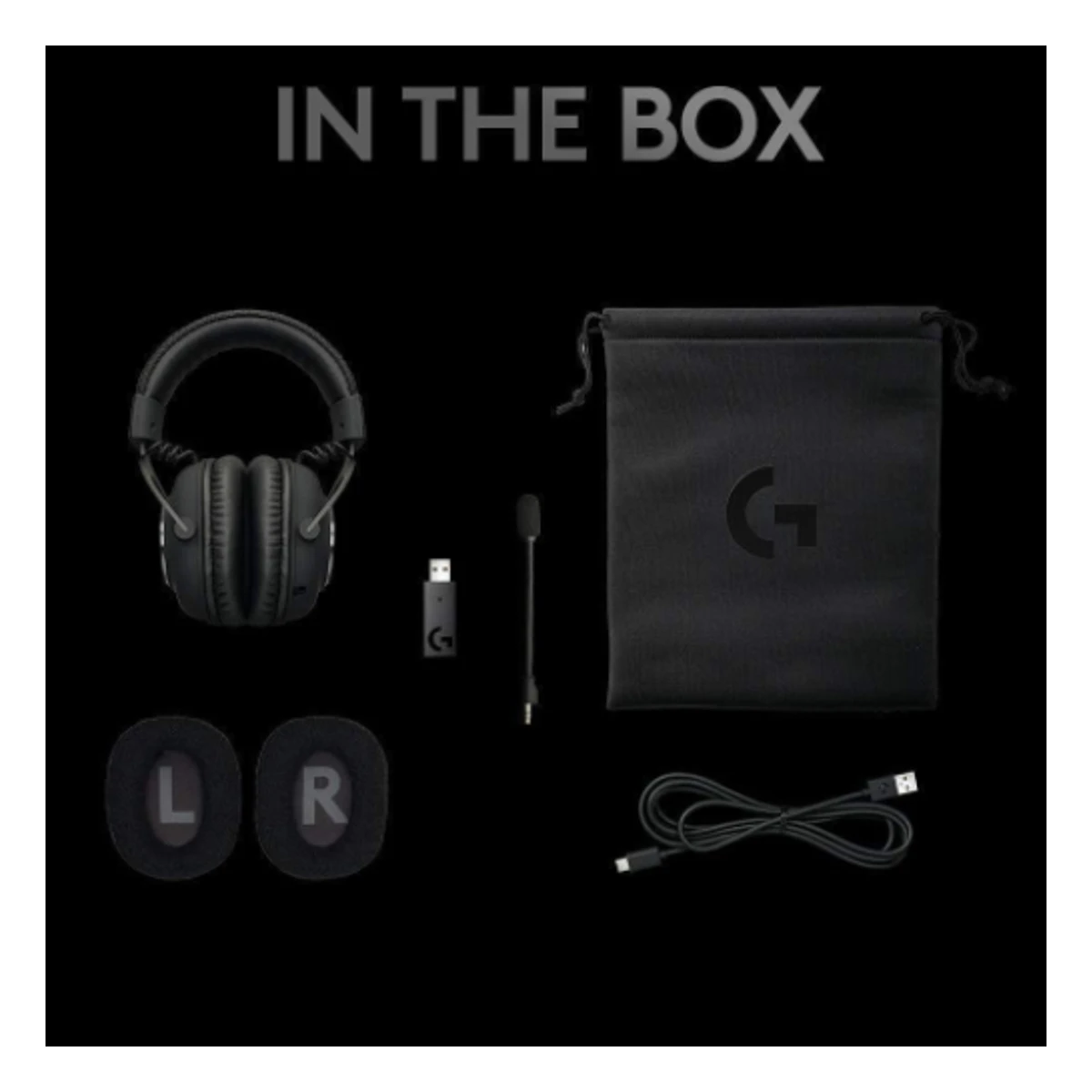 Logitech PRO X Wireless Lightspeed Gaming Headset | 981-000907 view 8