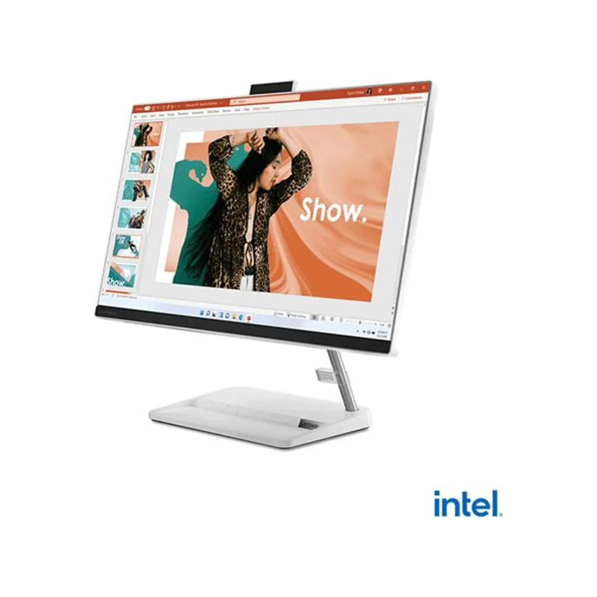 LENOVO IdeaCentre AIO 3 24IAP7 Desktop (Intel Core i7-1260P, 8GB RAM, 512GB SSD, NVIDIA MX550) - F0GH00A6AX view 3