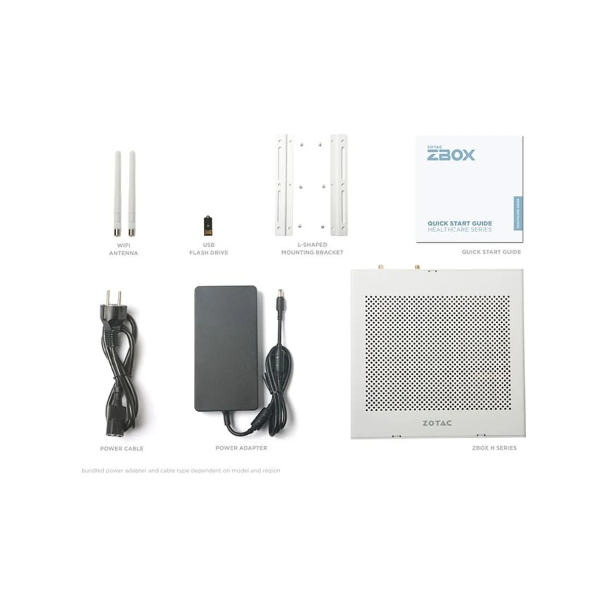 ZOTAC ZBOX H39R5000W Barebone Mini PC (White, Intel i9-13900HX, RTX 5000 16GB) - ZBOX-H39R5000W view 7
