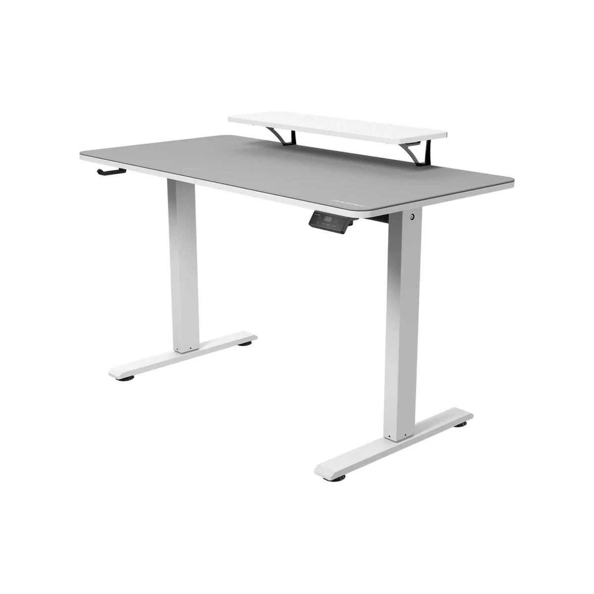 CORSAIR E-STAR 120 Adjustable Height Gaming Desk - White (Full Desk Mouse Pad, Removable Monitor Stand, Cable Tray) - 3MSTA1WW-0001 view 2