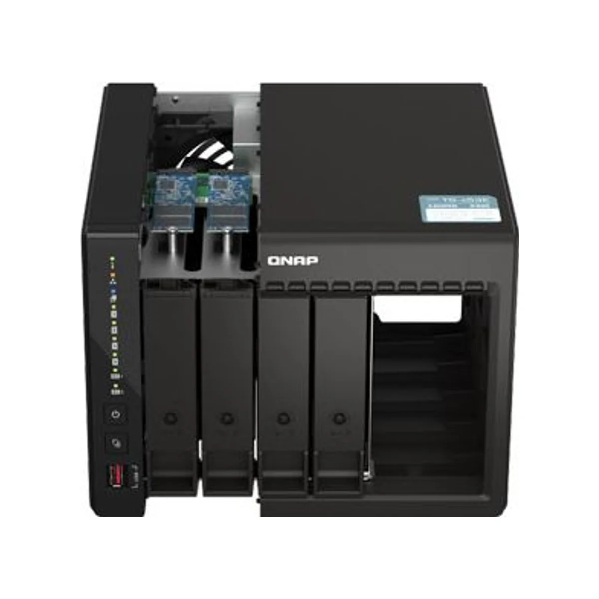 QNAP TS-453E NAS BOX (Intel Celeron J6412, 8GB RAM, Dual 2.5GbE) - TS-453E-8G view 4