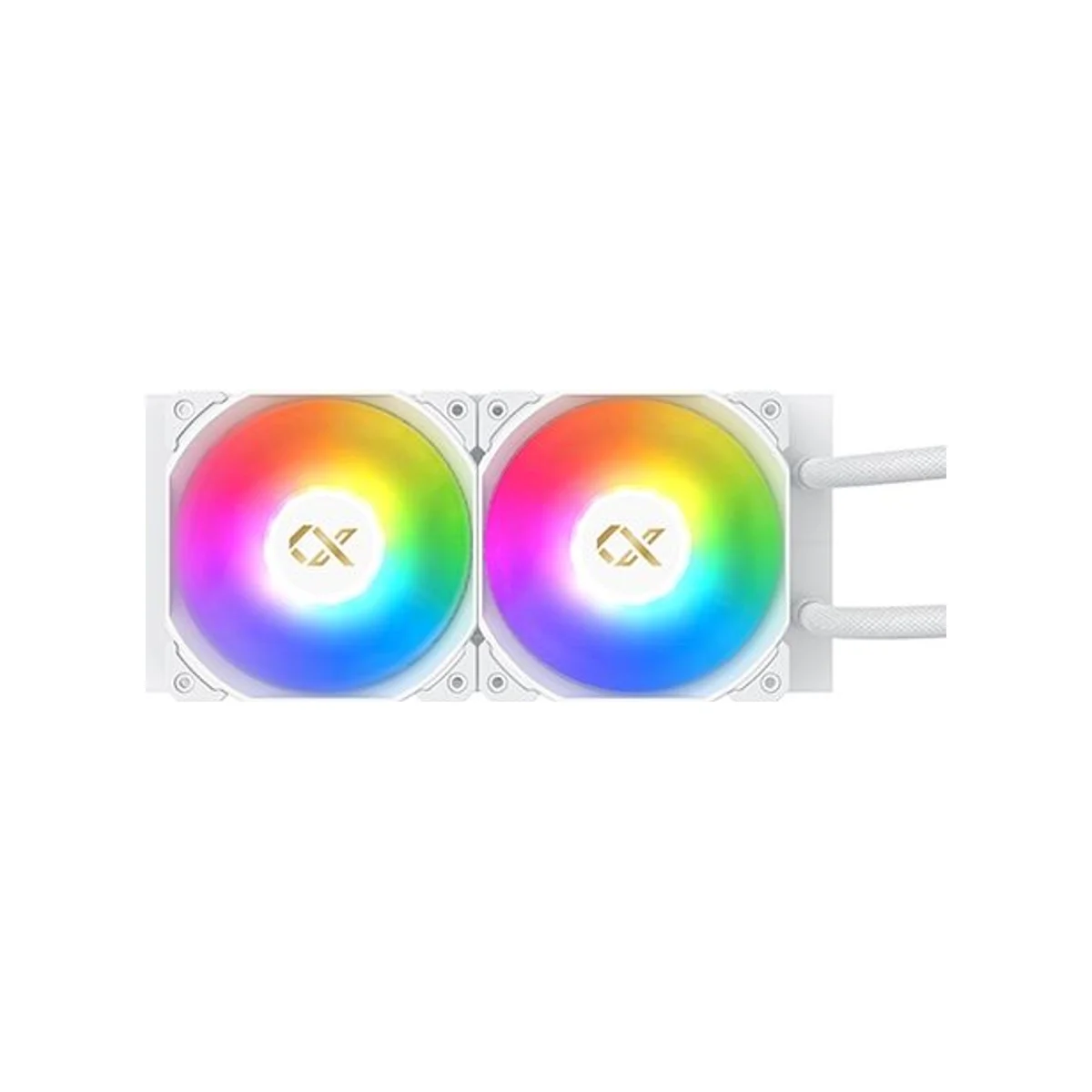 XIGMATEK Frozr-O II Arctic 240 ARGB CPU Liquid Cooler - White (240mm Radiator, ARGB Fans, LGA 1700/AM5 Support) - EN40436 view 3