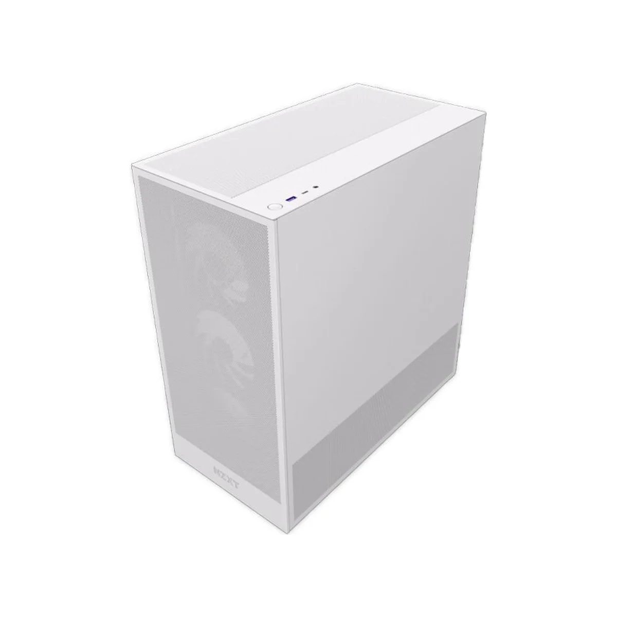 NZXT H5 Flow RGB ATX Compact Mid Tower Airflow Gaming Case – White - CC-H52FW-R1 view 2