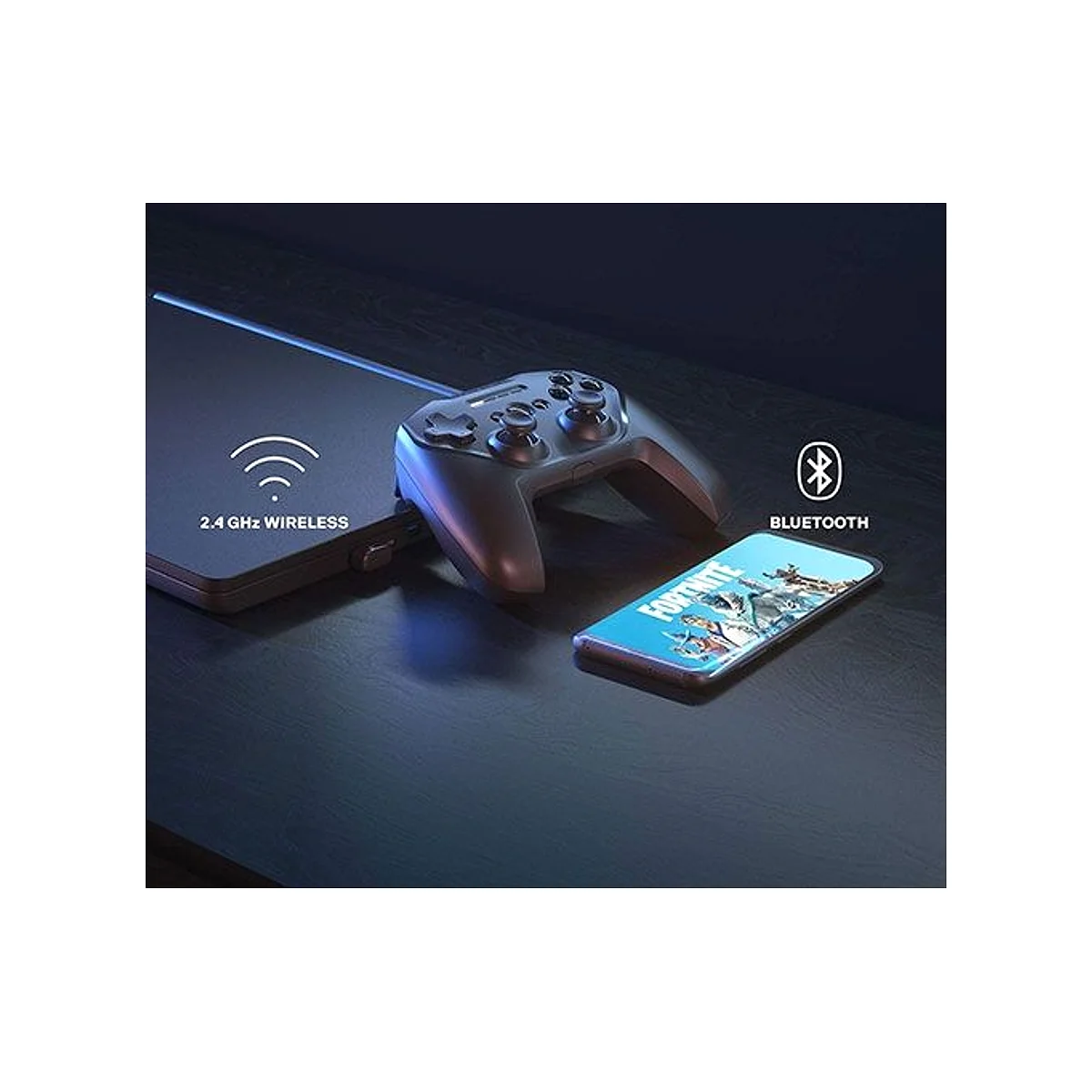 SteelSeries Stratus Duo Wireless Gaming Controller for Android, Windows, and VR (2.4GHz, Bluetooth, USB) - 69075 view 4