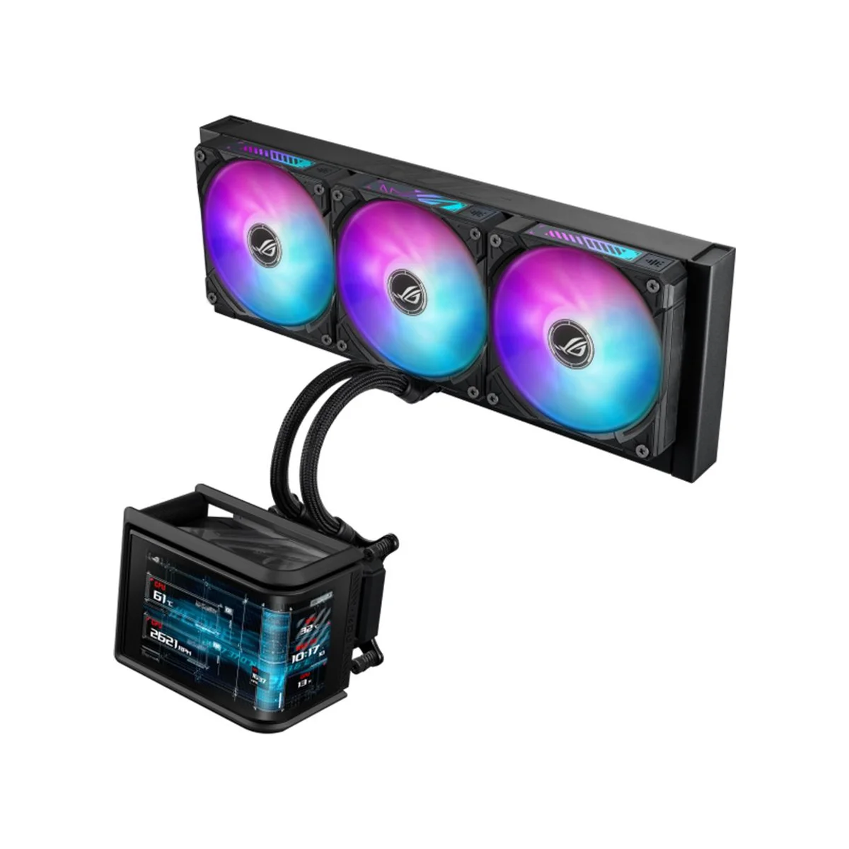 Asus ROG Ryuo IV SLC 360 ARGB CPU Liquid Cooler - Black - 90RC0151-B0EAY0 view 3