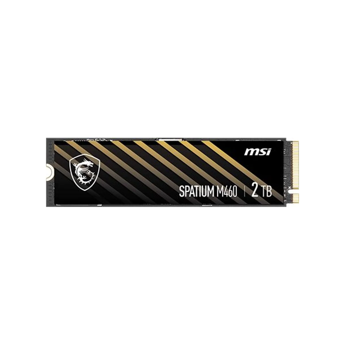 MSI SPATIUM M460 2TB PCIe 4.0 NVMe M.2 Internal SSD (5000MB/s Read, 4500MB/s Write, 3D NAND) - S78-440L930-P83 view 2