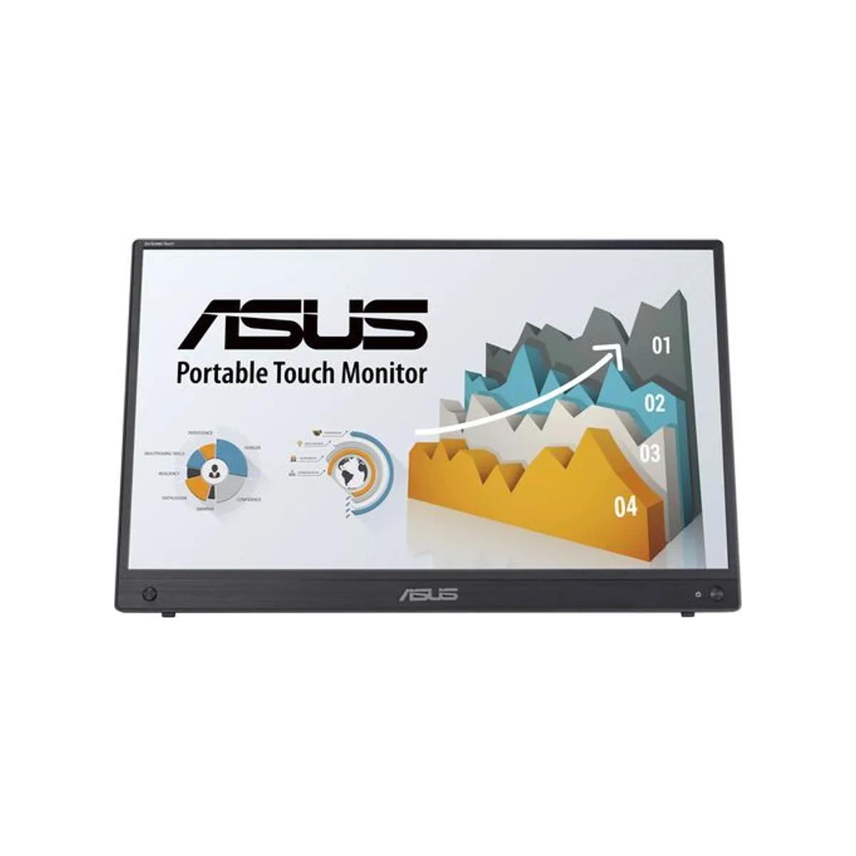 ASUS ZenScreen Touch 15.6-Inch FHD IPS Portable Touch Display (1920x1080, 5ms, 60Hz, USB-C, Mini-HDMI) - 90LM0890-B01170 view 2