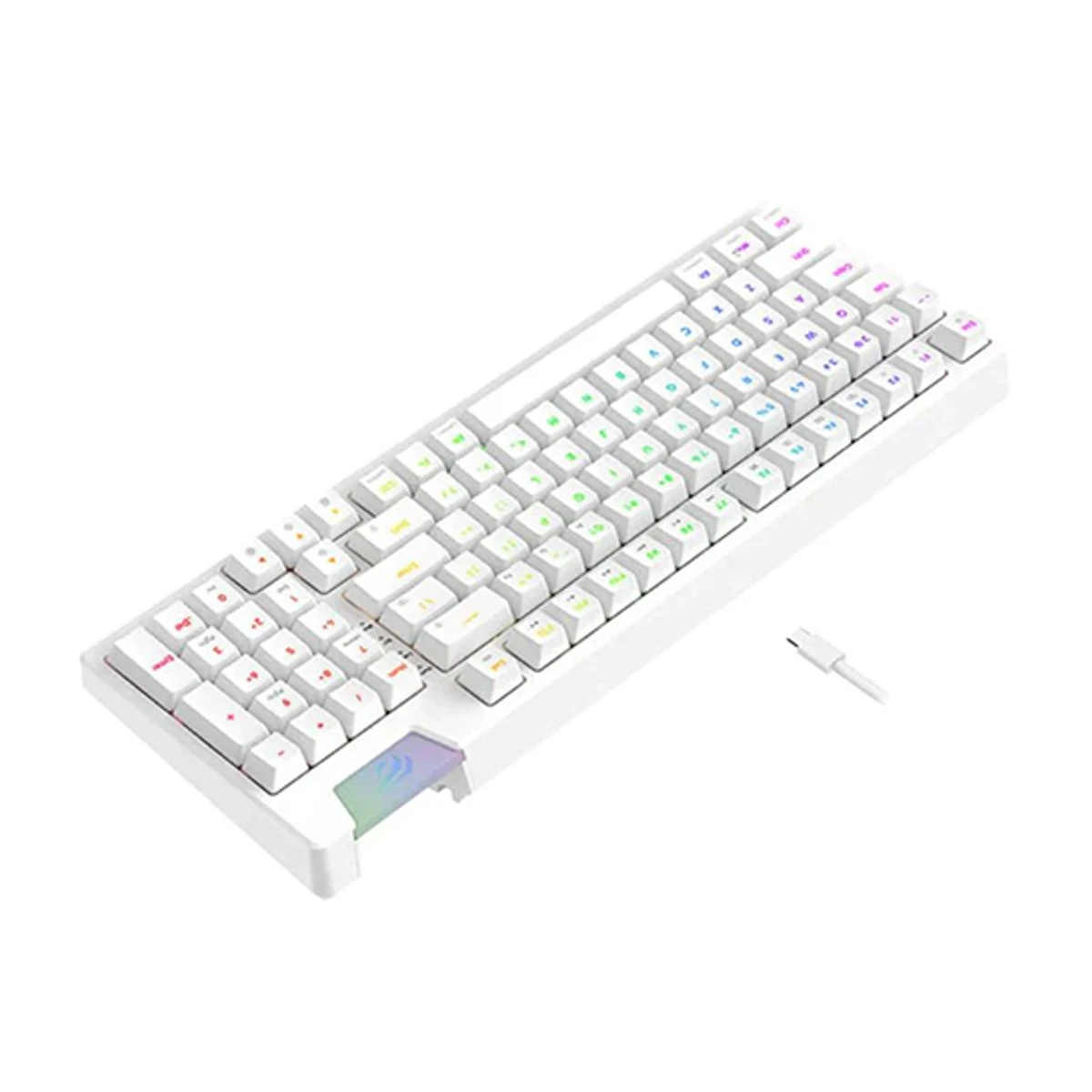 Havit KB885L GAMENOTE RGB Mechanical Gaming Keyboard - White | KB885L view 4