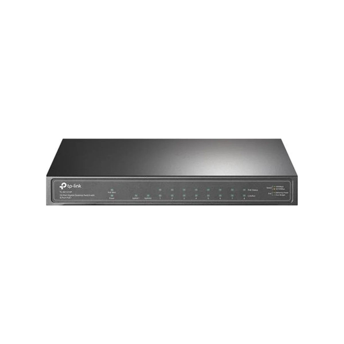 TP-Link TL-SG1210P 10-Port Gigabit Desktop Switch with 8-Port PoE+