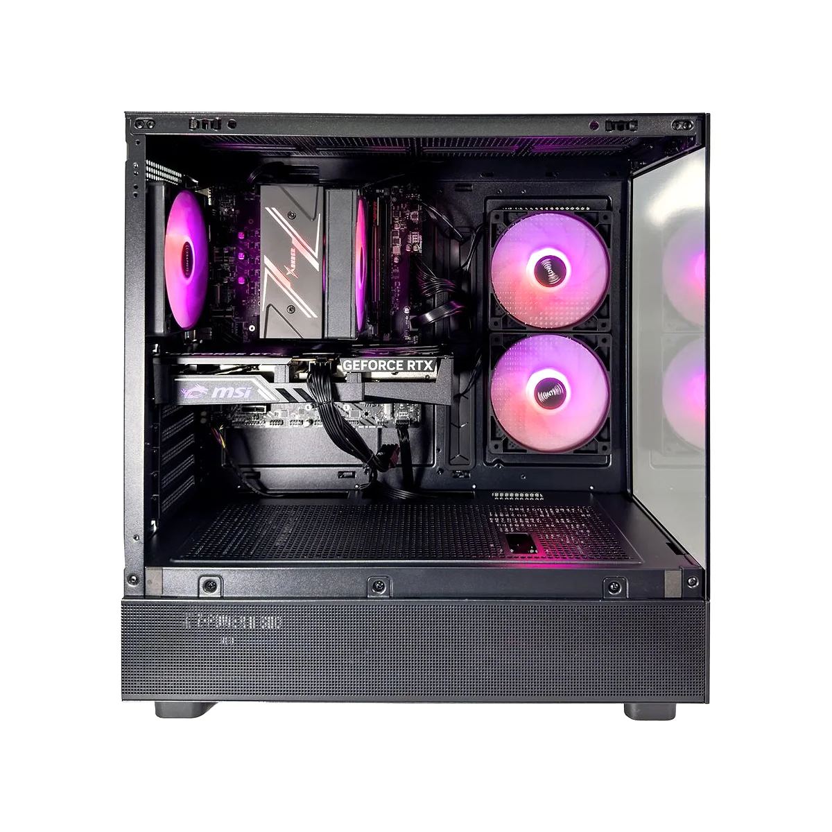 Gaming PC Iris (Core i5-14400F, 16 GB RAM, RTX 5060 8GB GPU) - Powered by MSI view 3