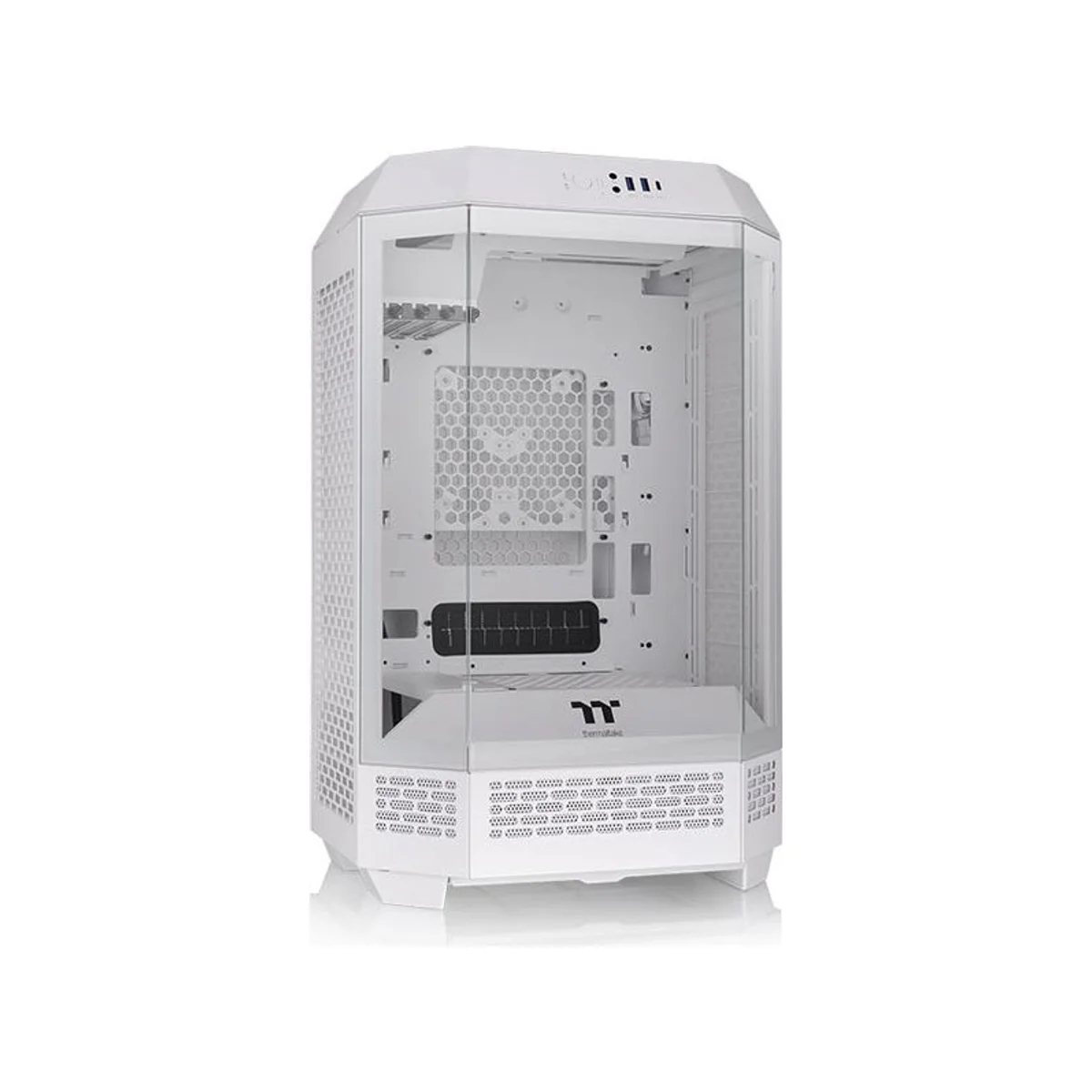 Thermaltake The Tower 300 Micro-ATX Gaming Case - Snow - CA-1Y4-00S6WN-00 view 4