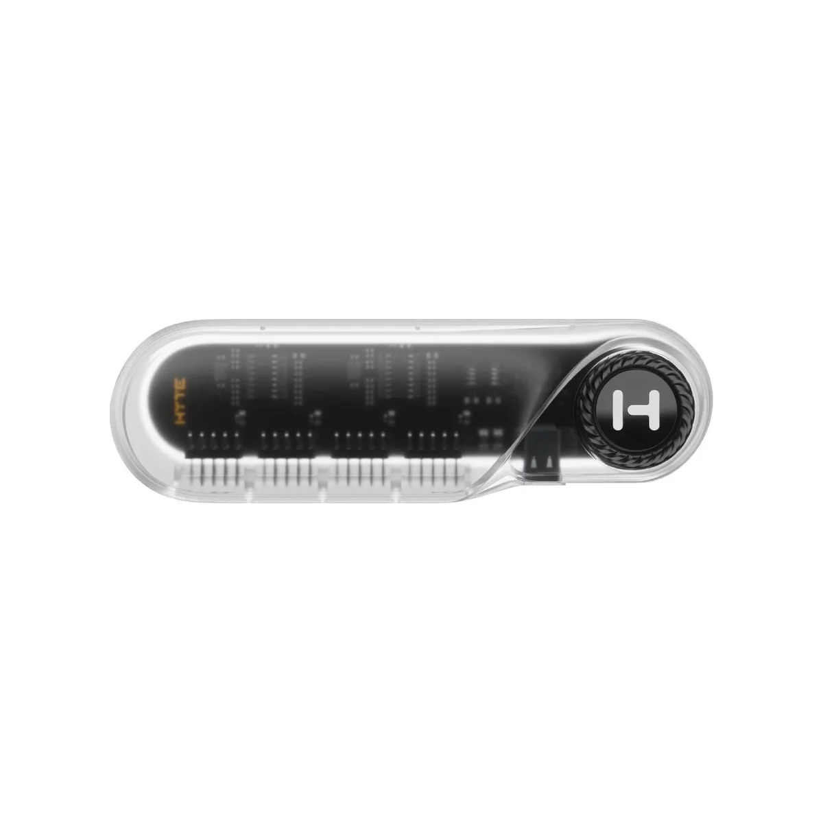 HYTE Powered 4x USB 2.0 Outputs USB Hub - Black (Slim, USB-C, SATA Power, Magnetic) - ACC-HYTE-USB-HUB view 2