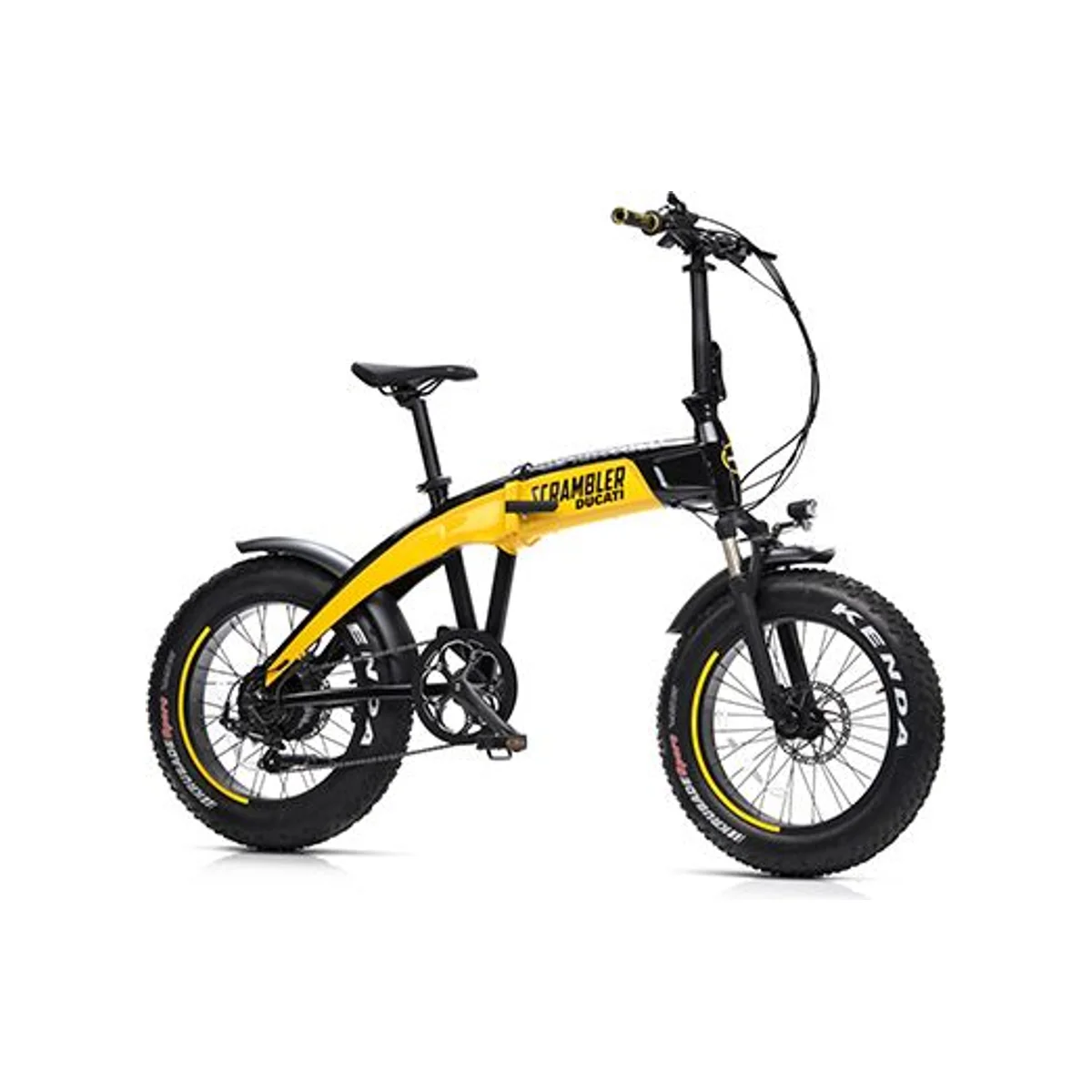 Ducati Scrambler SCR-E E-Bike Foldable Fat Tire Electric Bicycle (Aluminum Frame, 250W Motor, 70km Range) - MT-SC-DUC-EB-SCRE view 2
