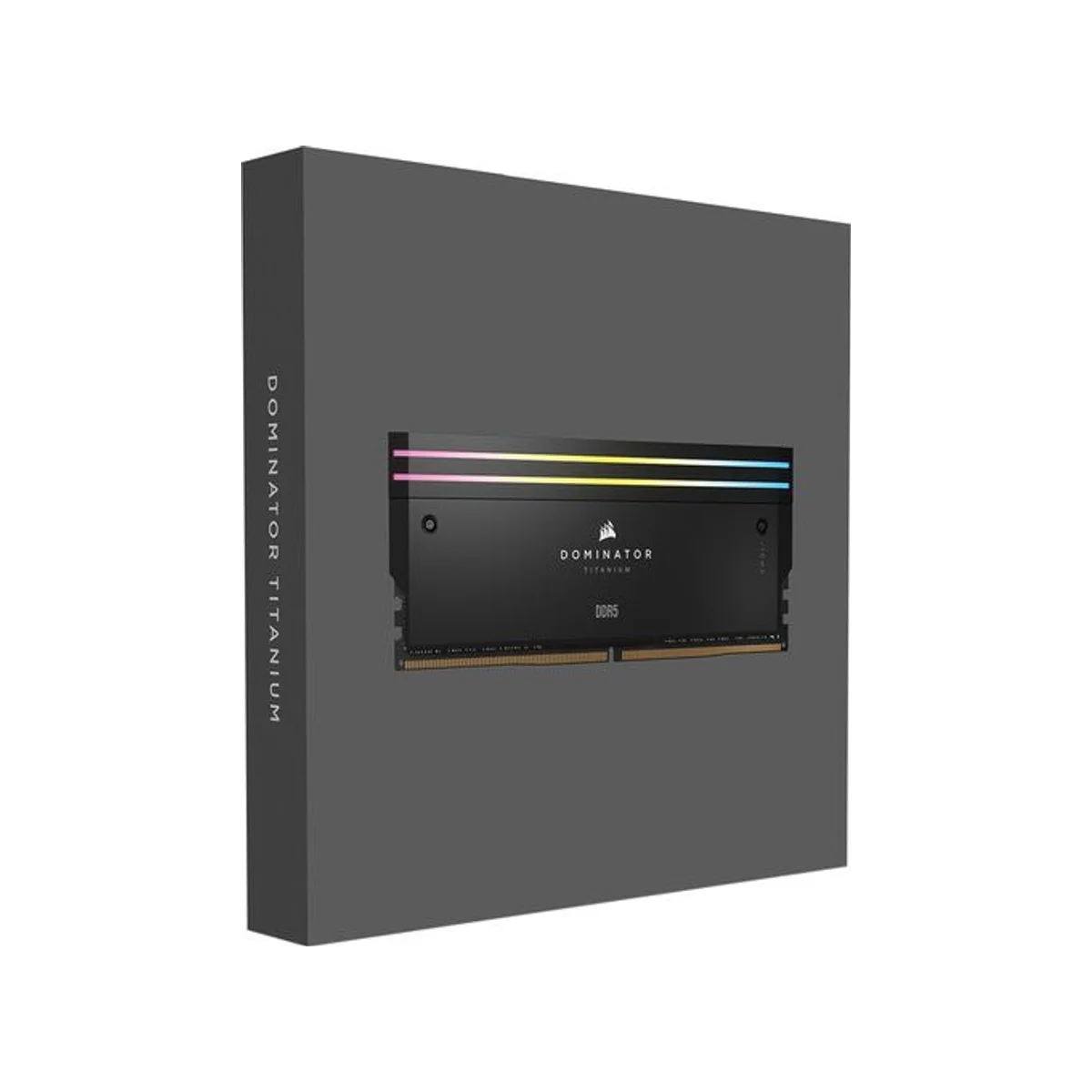 Corsair Dominator Titanium RGB 96 GB (2X48) DDR5 6400MHz RAM Memory (CL32, Intel XMP 3.0, Black) – CMP96GX5M2B6400C32 view 3