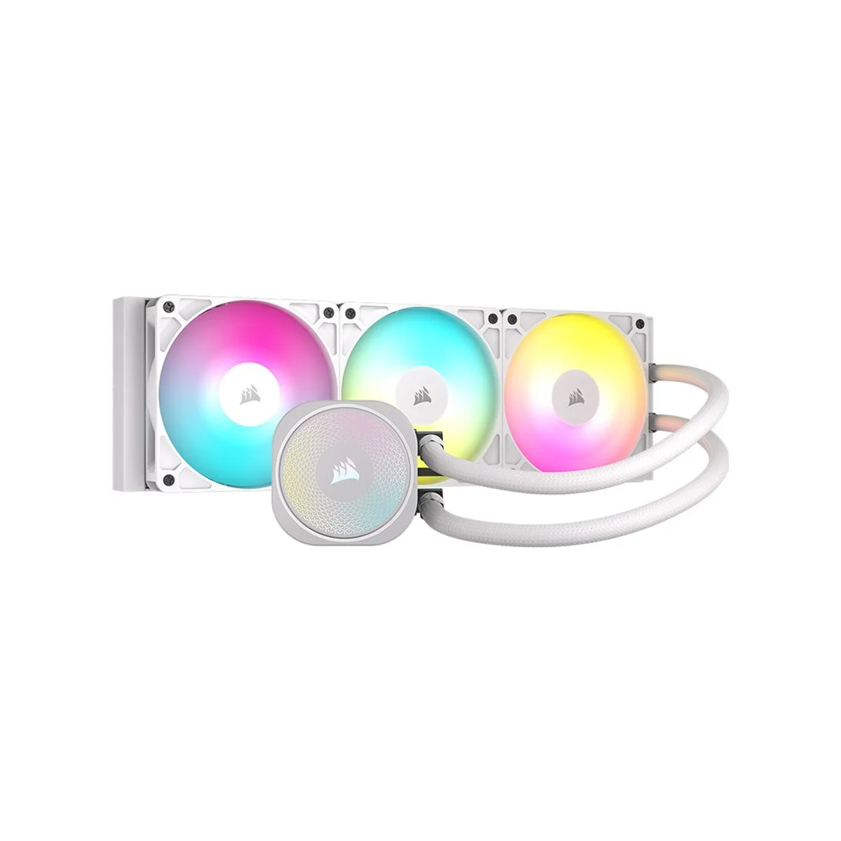 Corsair NAUTILUS 360 RS ARGB CPU Liquid Cooler - White - CW-9060095-WW
