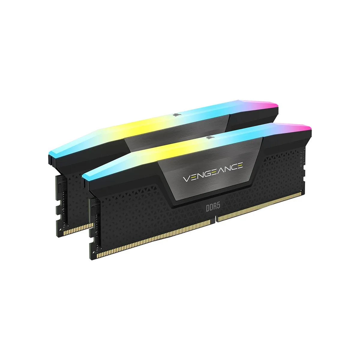 Corsair Vengeance RGB 96 GB (2X48) DDR5 6000MHz RAM Memory (CL36, Black) – CMH96GX5M2E6000C36 view 2