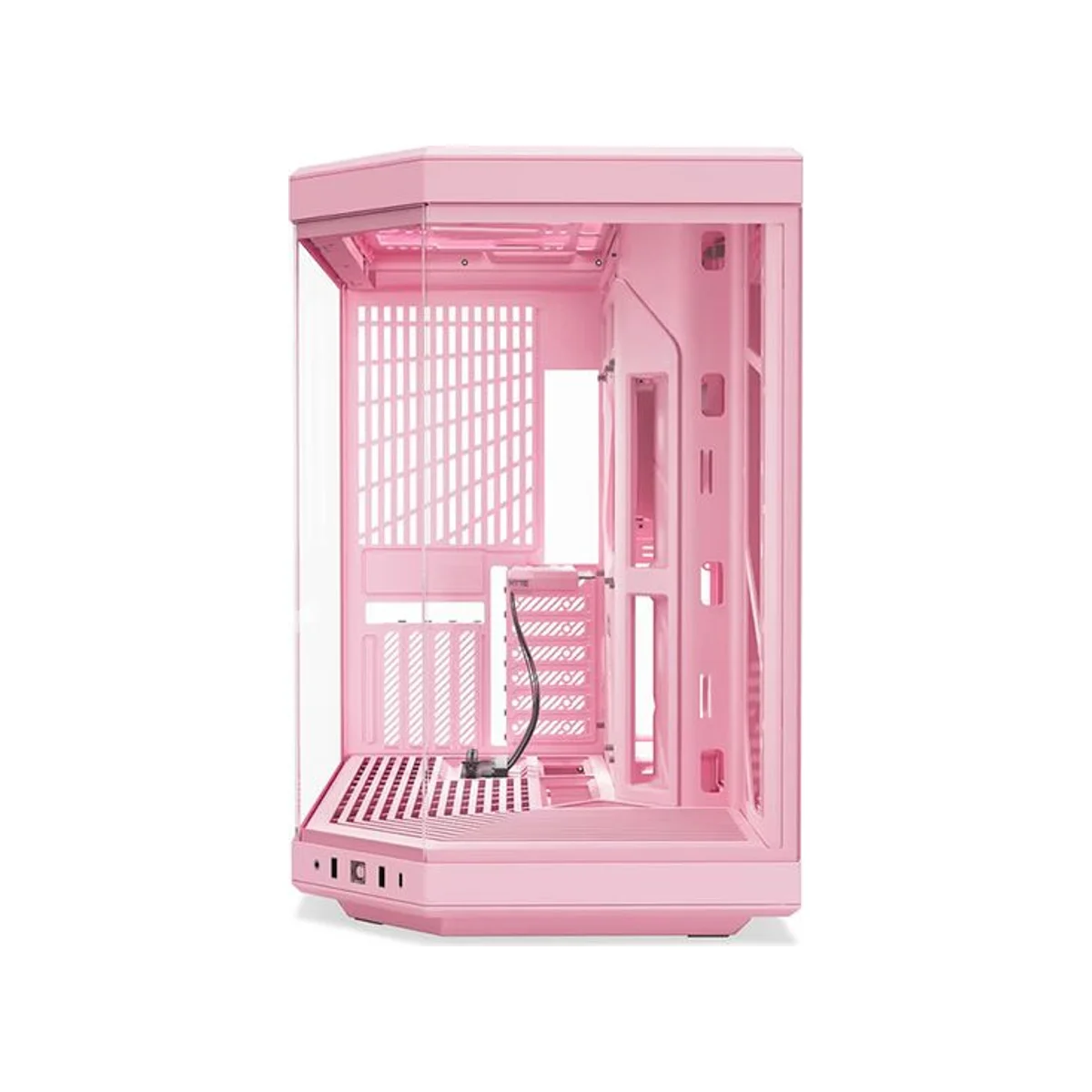 HYTE Y70 Modern Aesthetic Dual Chamber ATX Mid-Tower Case - Strawberry Milk - CS-HYTE-Y70-SM view 2