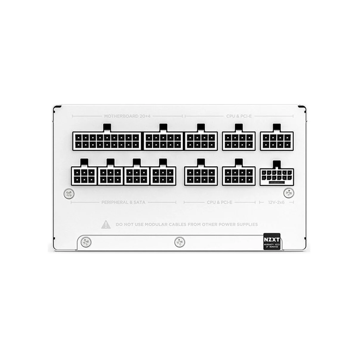 NZXT C Series 850W 80+ Gold ATX 3.1 Power Supply - White - PA-8G2BW-UK view 4