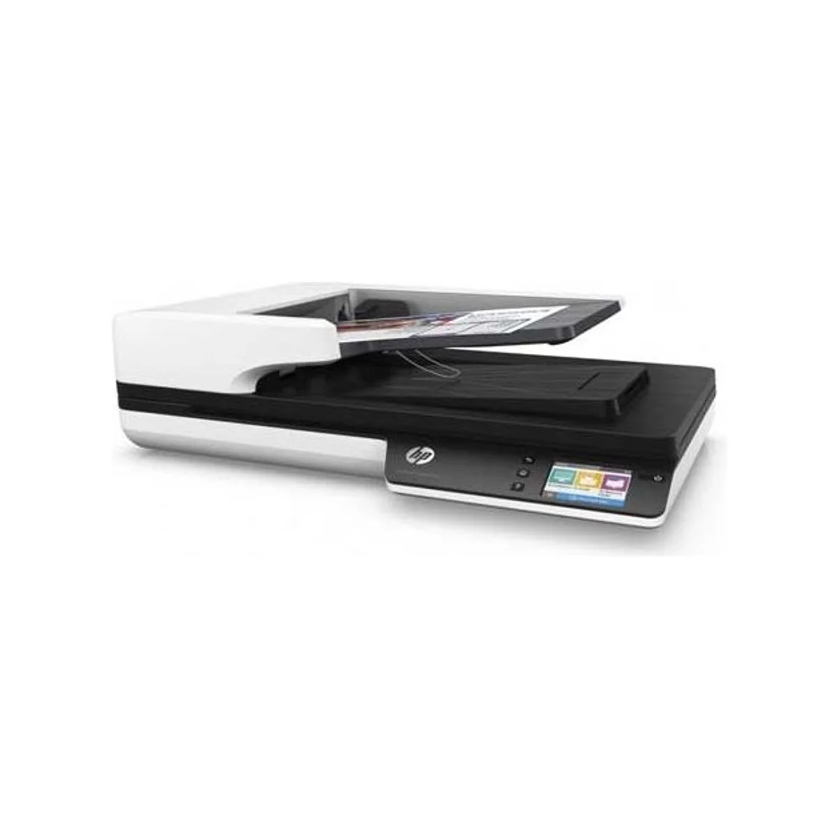 HP ScanJet Pro 4500 fn1 Network Document Scanner - White (Up to 600x600 dpi Optical Resolution, 4000 Pages Daily Duty Cycle, Gigabit Ethernet) - L2749A