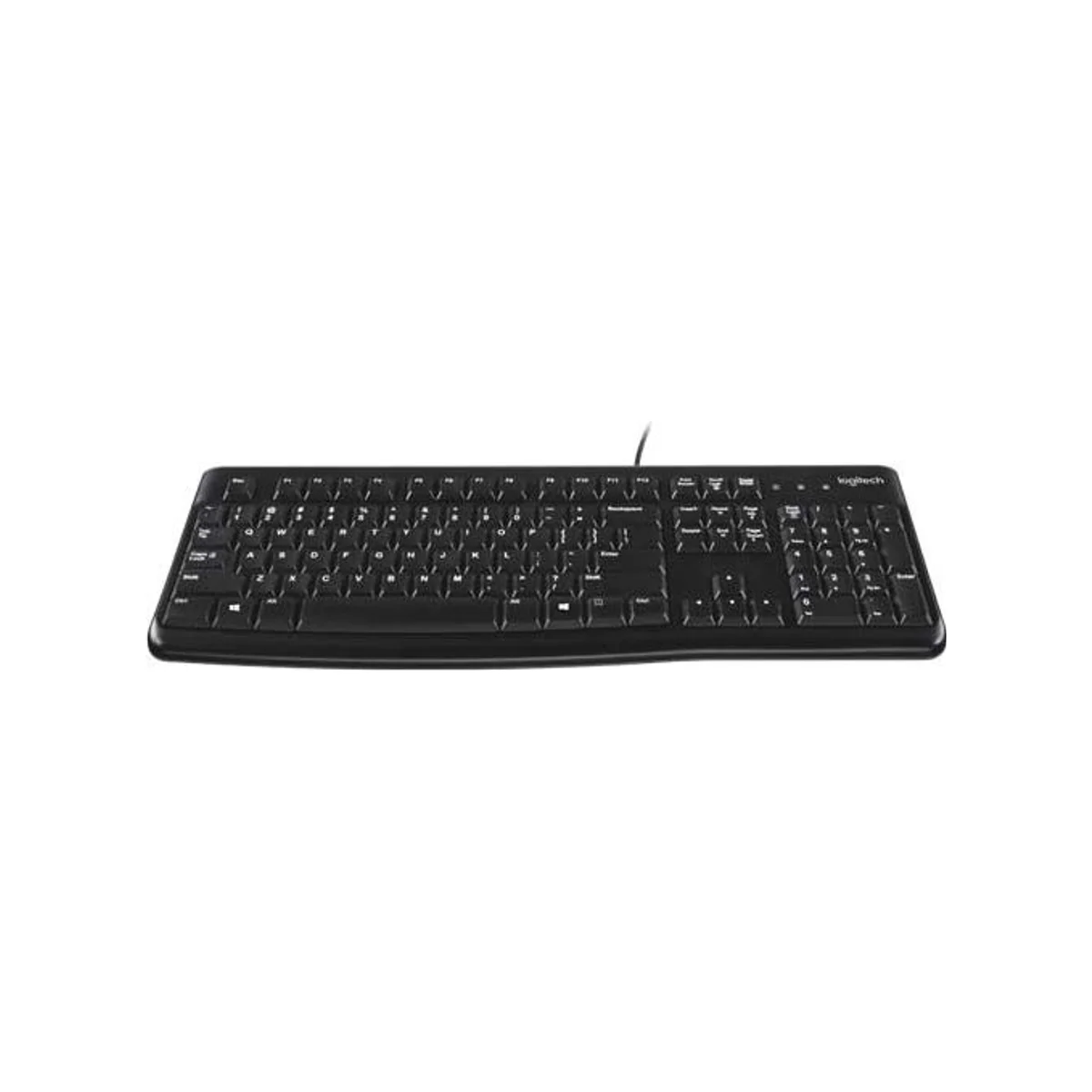 Logitech K120 Wired Keyboard - Quiet Typing, Spill-Resistant, Plug-and-Play USB - 920-002508 view 3