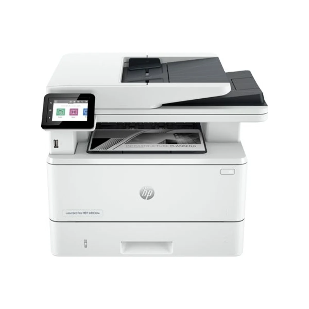 HP LaserJet Pro MFP 4103DW Printer | All-in-One Multifunction Printer (Print, Copy, Scan) - 2Z627A