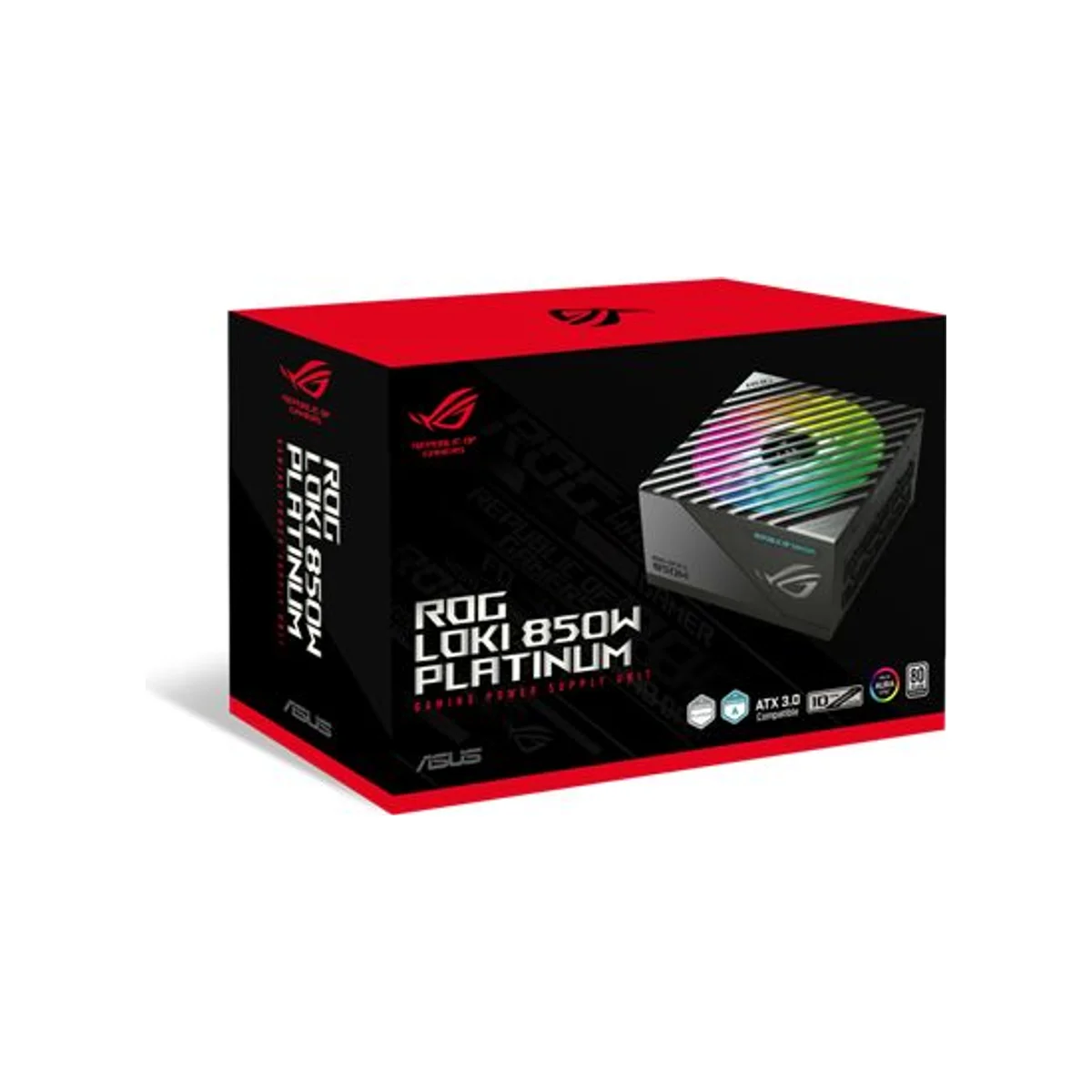 Asus ROG LOKI SFX-L 850W Platinum White Edition Power Supply - SFX-L, 850W, 80 Plus Platinum, ATX 3.0 - 90YE00N3-B0NA00